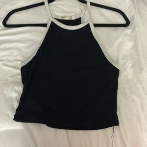 Black and white tank top